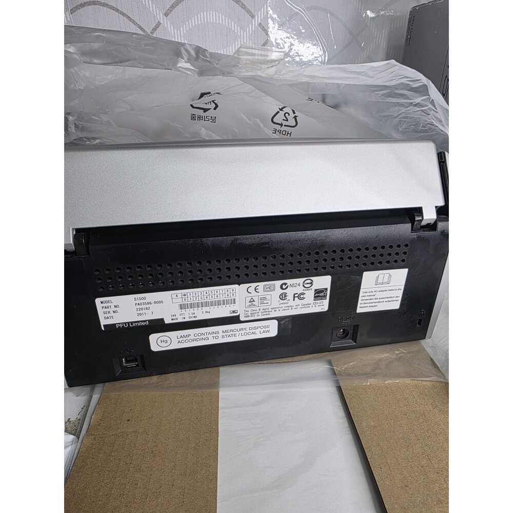 Fujitsu ScanSnap S1500 Sheetfed Duplex Color Document Scanner - Picture 8 of 12